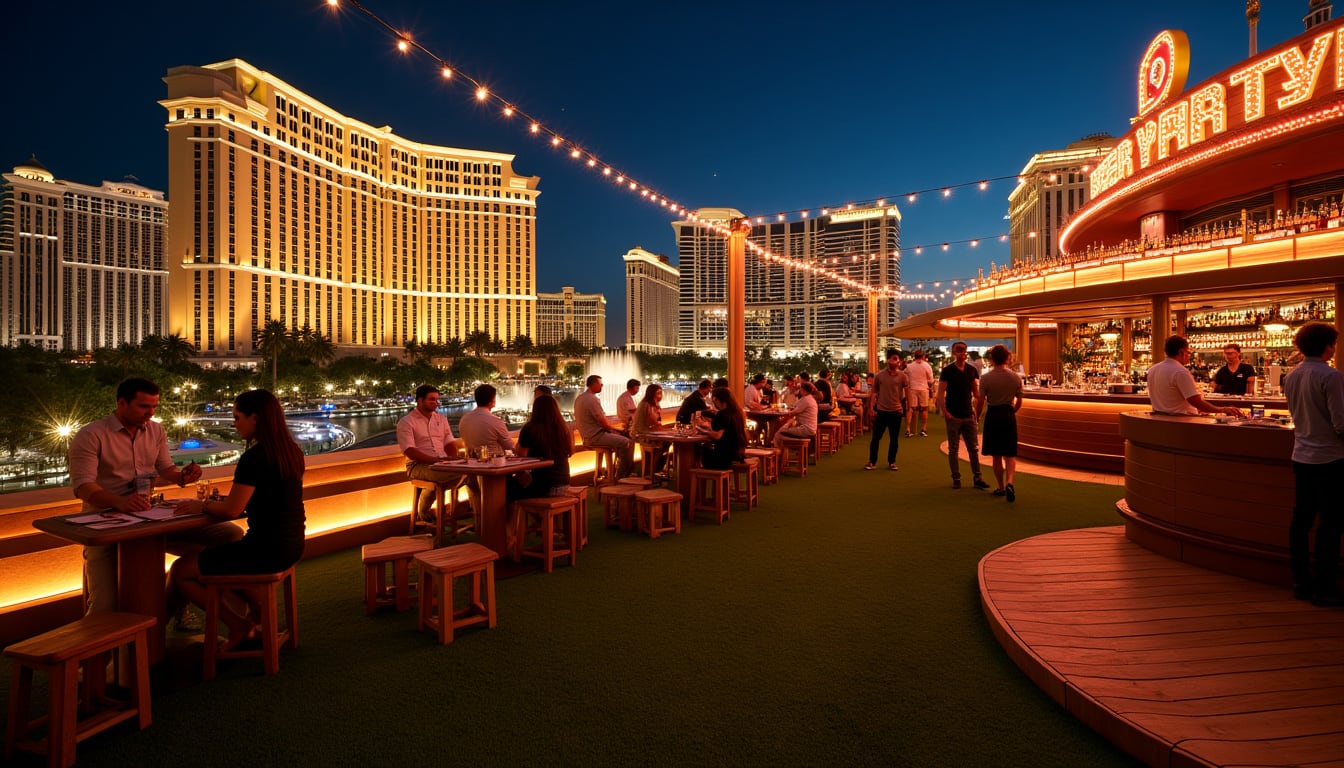 Beer Park Rooftop at Paris Las Vegas